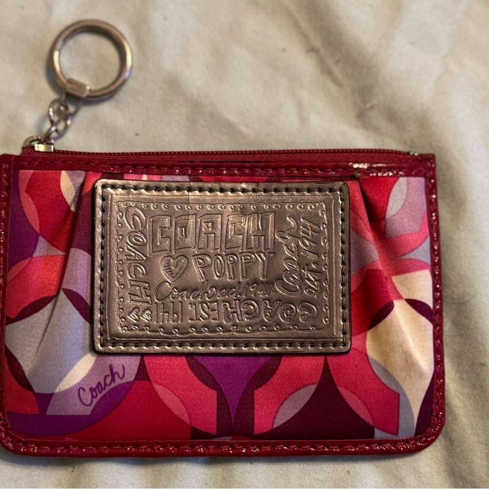 Coach Multicolor Keychain Wallet